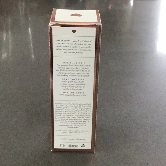 Love Hair NWT Hair Nourishing Oil 2 FL OZ. - Picture 3 of 10